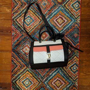 NWT Betsey Johnson Black & White Purse Handbag